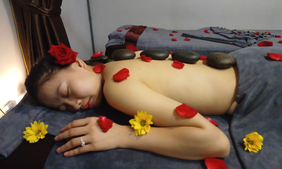 Hot stone massage